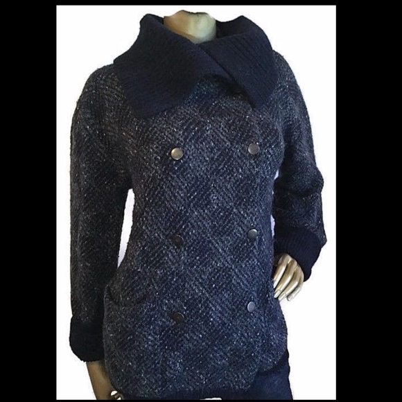 French Connection Wool Blend Sweater S Coat Jacket - Picture 1 of 8